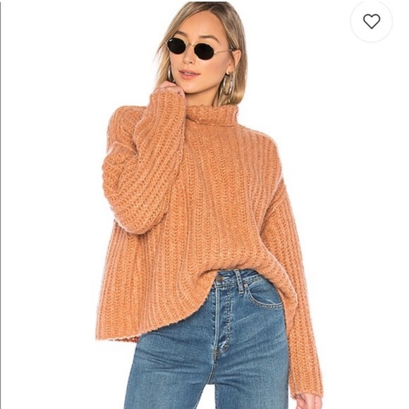 Free People Papaya Chunky Sweater. Size Small. NWT - Picture 1 of 9